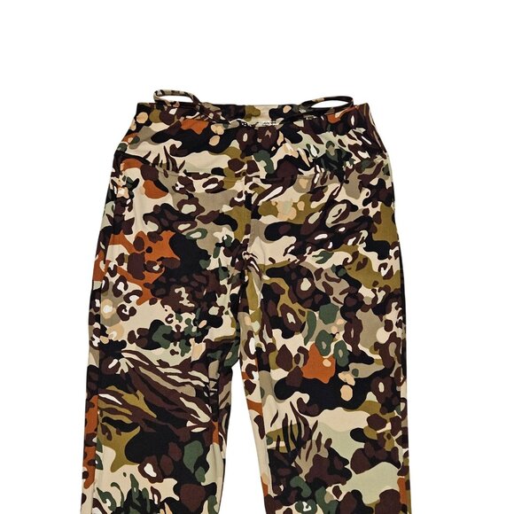 Zoë + Phoebe Womens Camouflage Cutout Waist Detail Leggings Size Medium - Picture 4 of 9